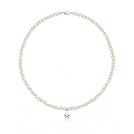 Collana perle con bimbo Le Bebè