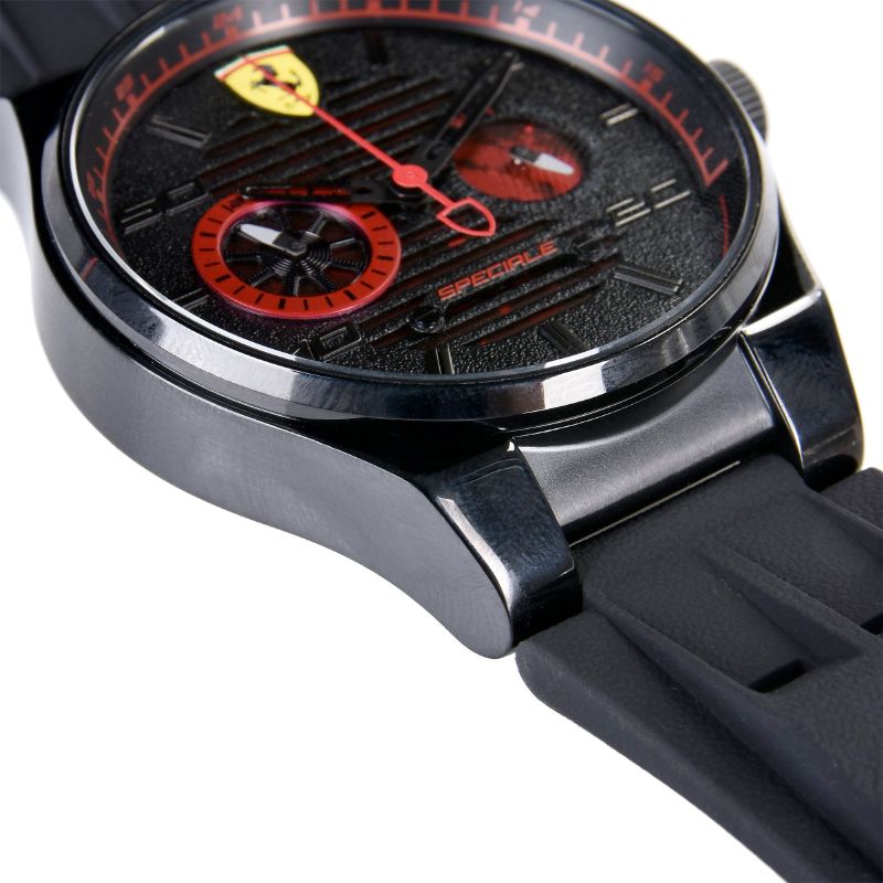 OROLOGIO DA UOMO IN ACCIAIO CON CINTURINO GOMMA (Scuderia Ferrari) - FER0830431