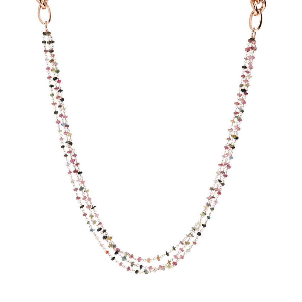 Collana rosario multifilo Bronzallure