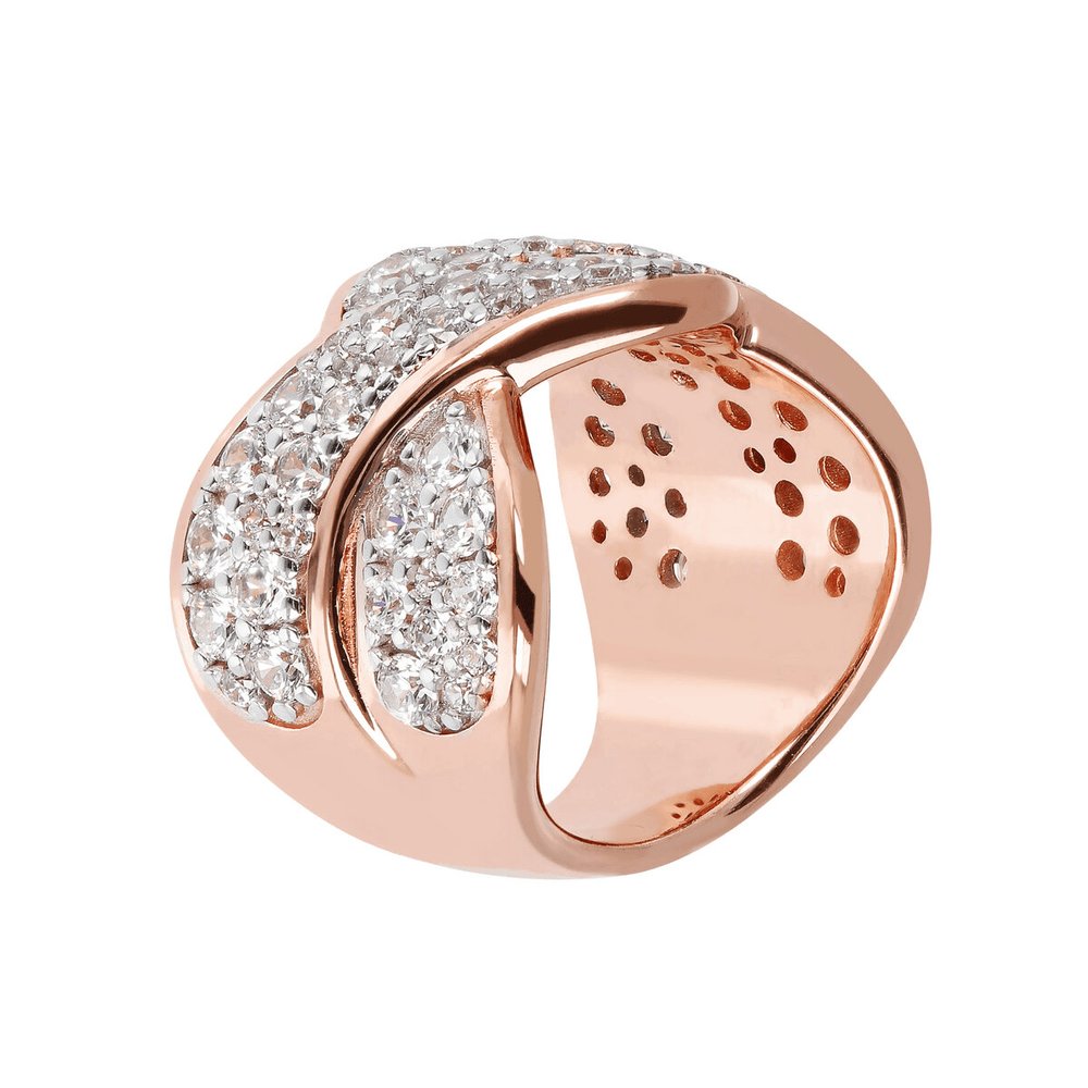 Anello intreccio rosé Bronzallure