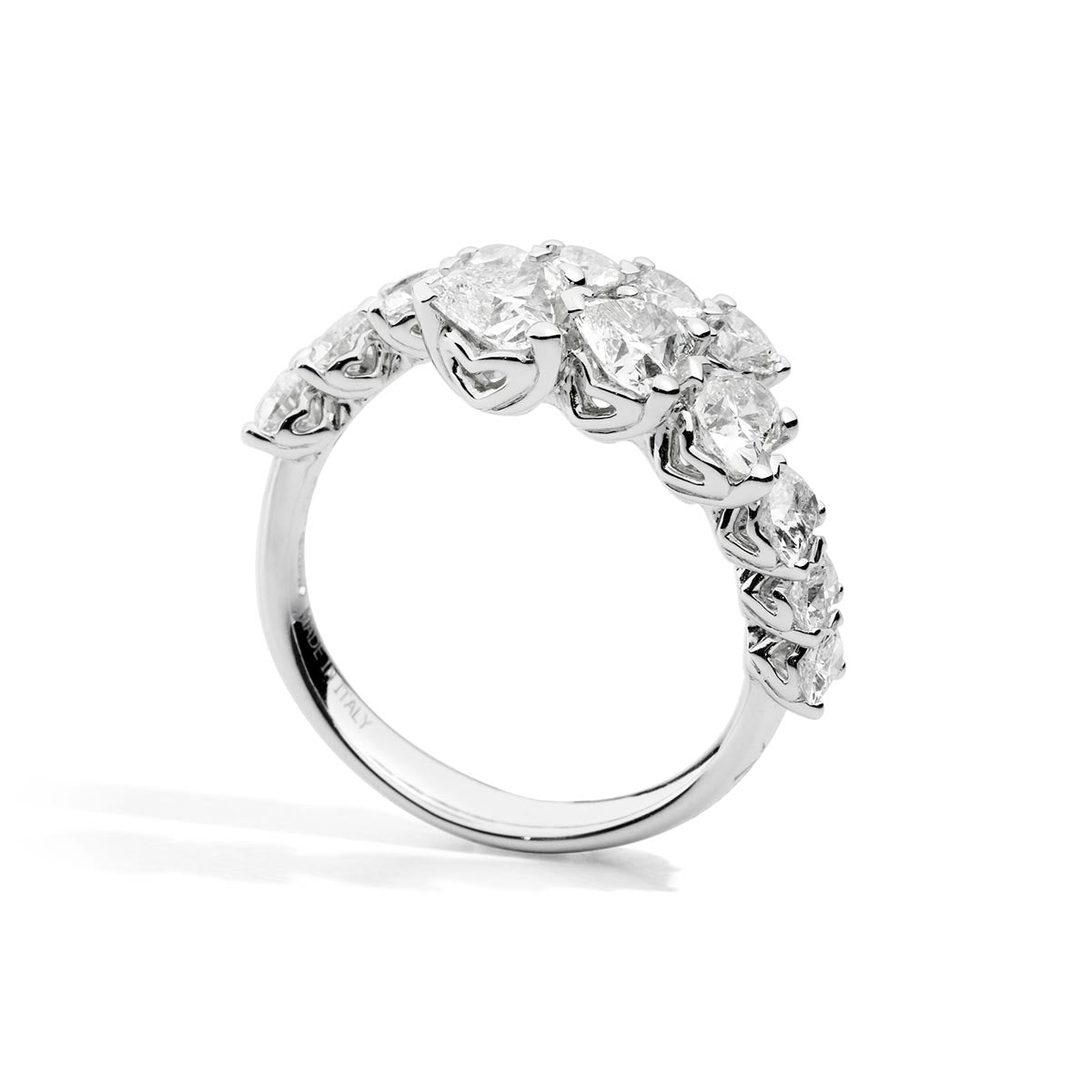 Anello in oro bianco 18 KT e diamanti - Anniversary Love | Recarlo