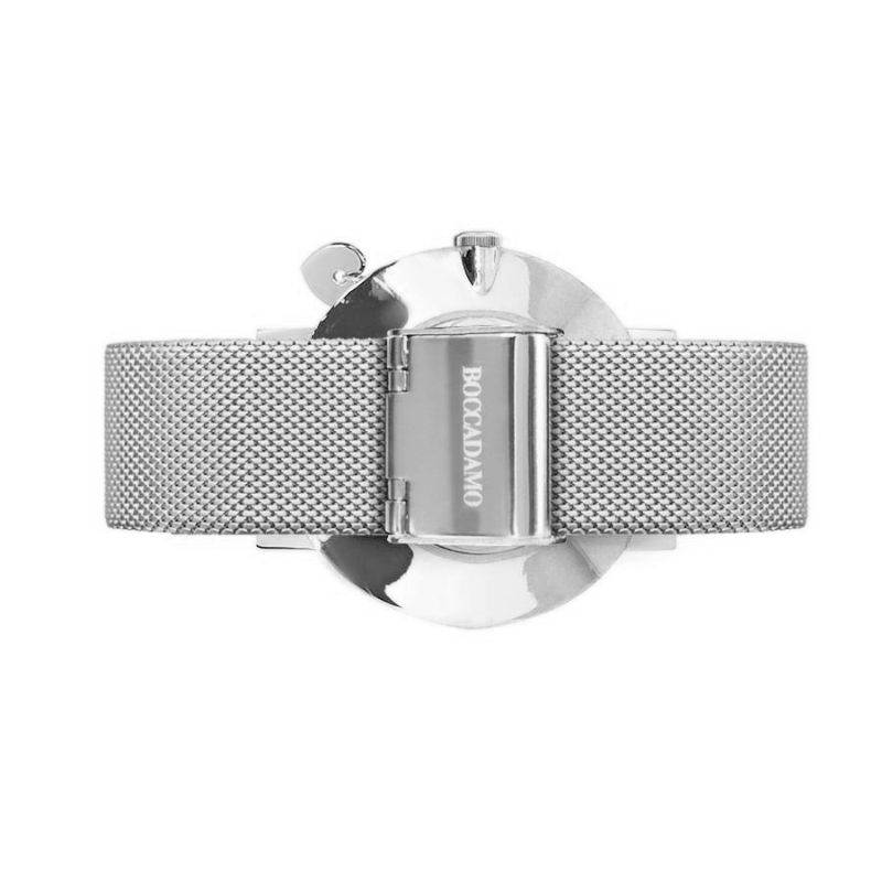 Orologio con quadrante bicolor su due livelli e charm a cuore laterale (Boccadamo) - MY033