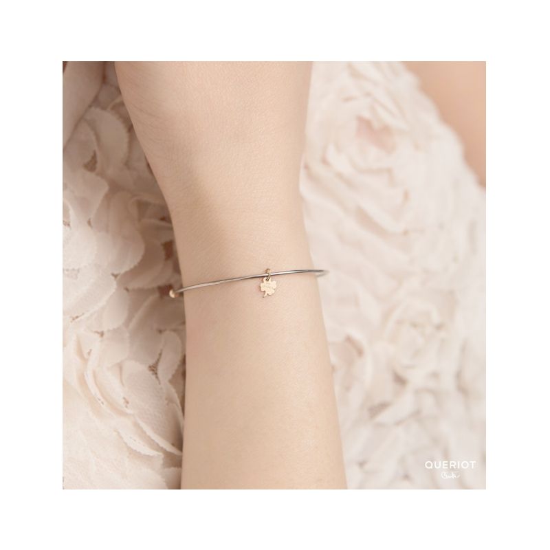 Bracciale MA CHANCE ACCIAIO E ORO ROSA 18K QUERIOT Civita - BRA 1