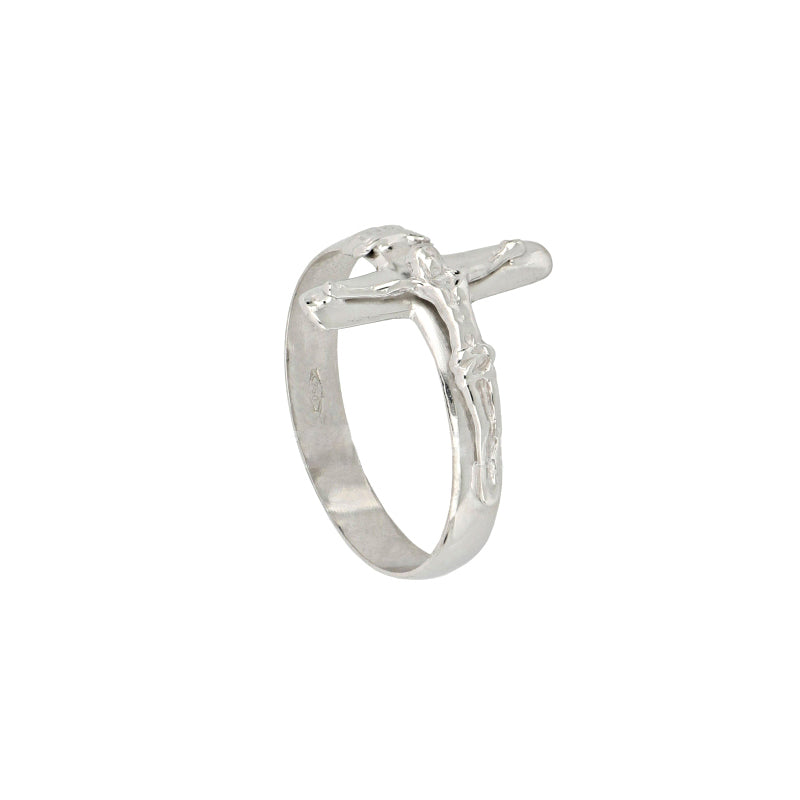 Anello rosario unisex oro bianco o giallo
