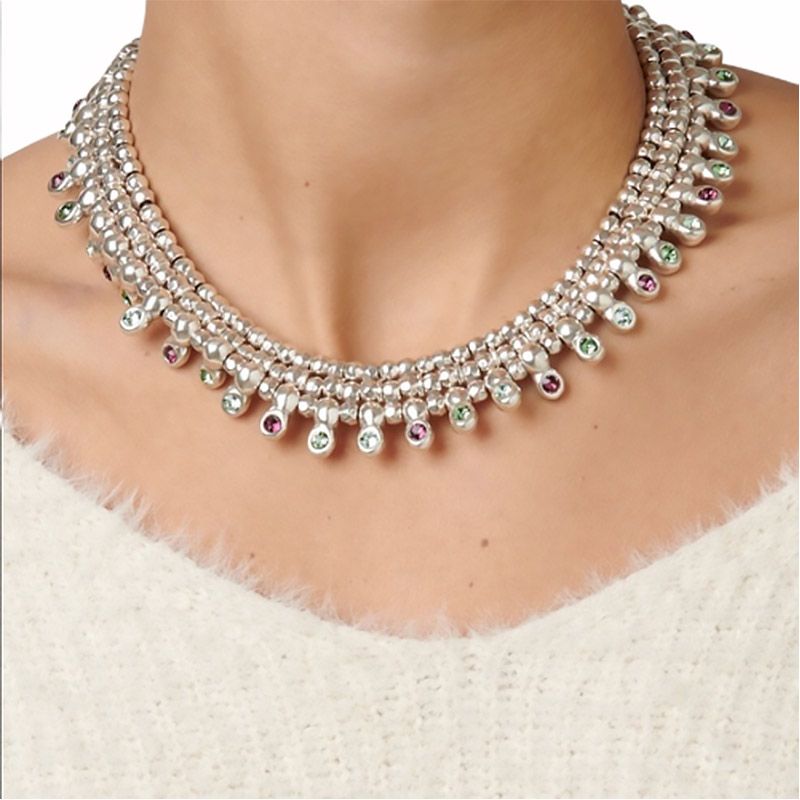 Collana Brilliant UNOde50 della collezione Jungle - COL1236MCLMTL0U