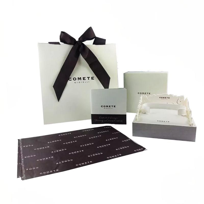 Orecchini in oro bianco 18 KT Comete Gioielli della collezione Stella - ORB920