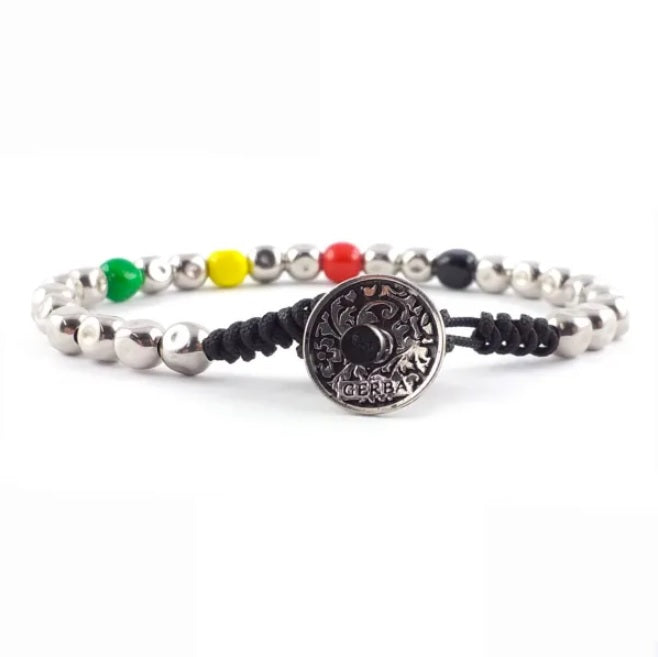 Bacciale uomo Gerba Jewels - Silver Square 04