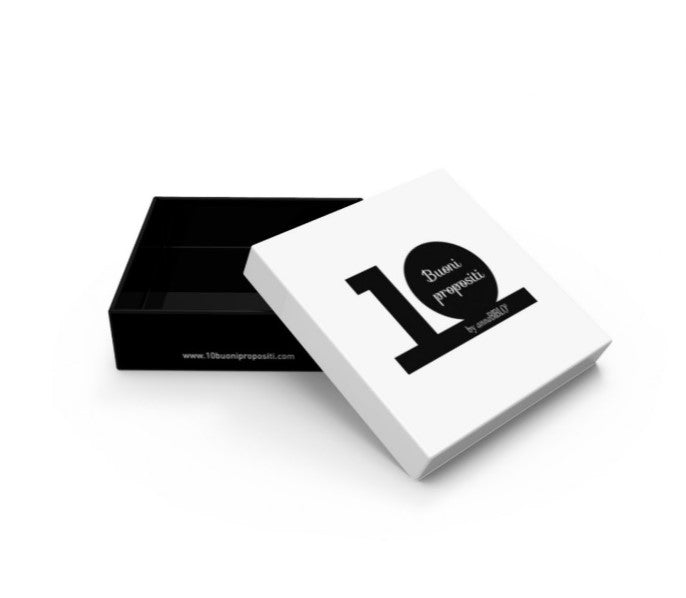 Bracciale 10 Buoni Propositi Silver DA OGGI inizio la dieta - B5012