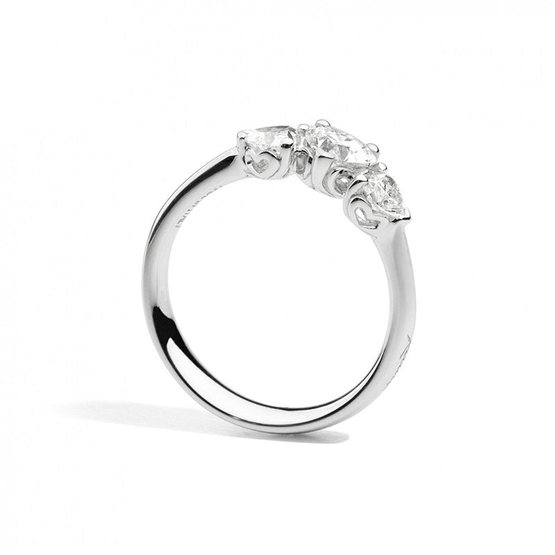 Anello in oro bianco 18 KT trilogy Recarlo della collezione Anniversary Love – R29TS468/060