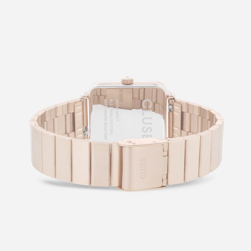 Orologio "La Tétragone Single Link Rose Gold/White" (Cluse) - CL60024S