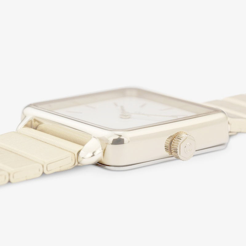 Orologio "La Tétragone Single Link Gold/White" (Cluse) - CL60023S