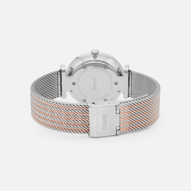 Orologio "Triomphe Silver Bicolour Mesh" (Cluse) - CL61001
