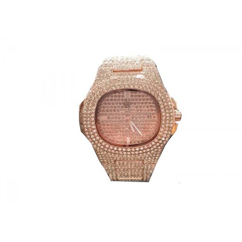 Orologio unisex Rapper America -  F10 roma solo tempo rosè con zirconi swarovski - RAF1O.6