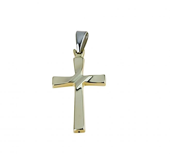 Croce Uomo oro giallo 18kt