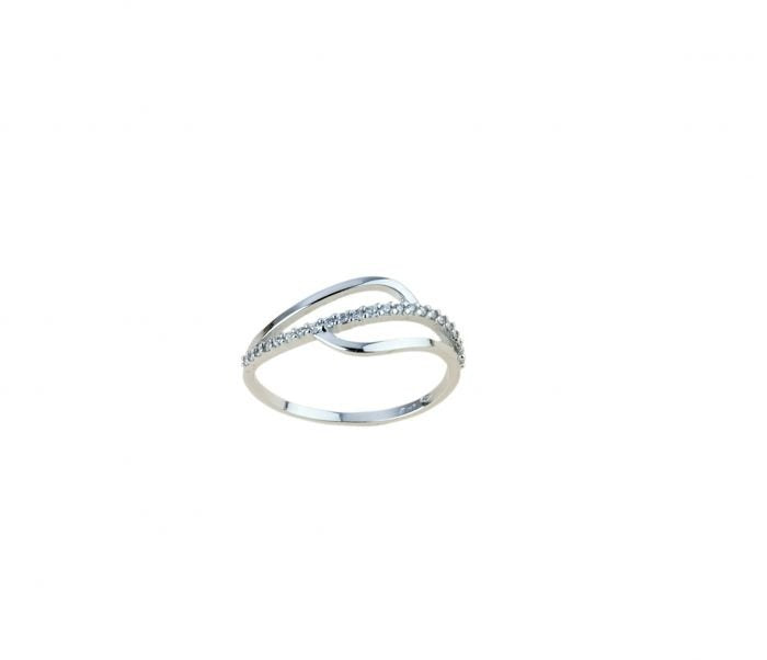 Anello donna oro bianco 18 Kt