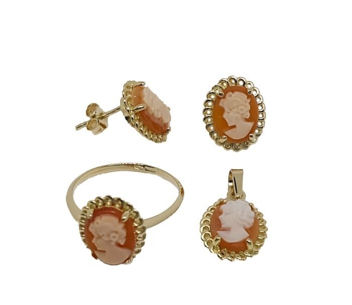 Parure Donna oro giallo 18kt