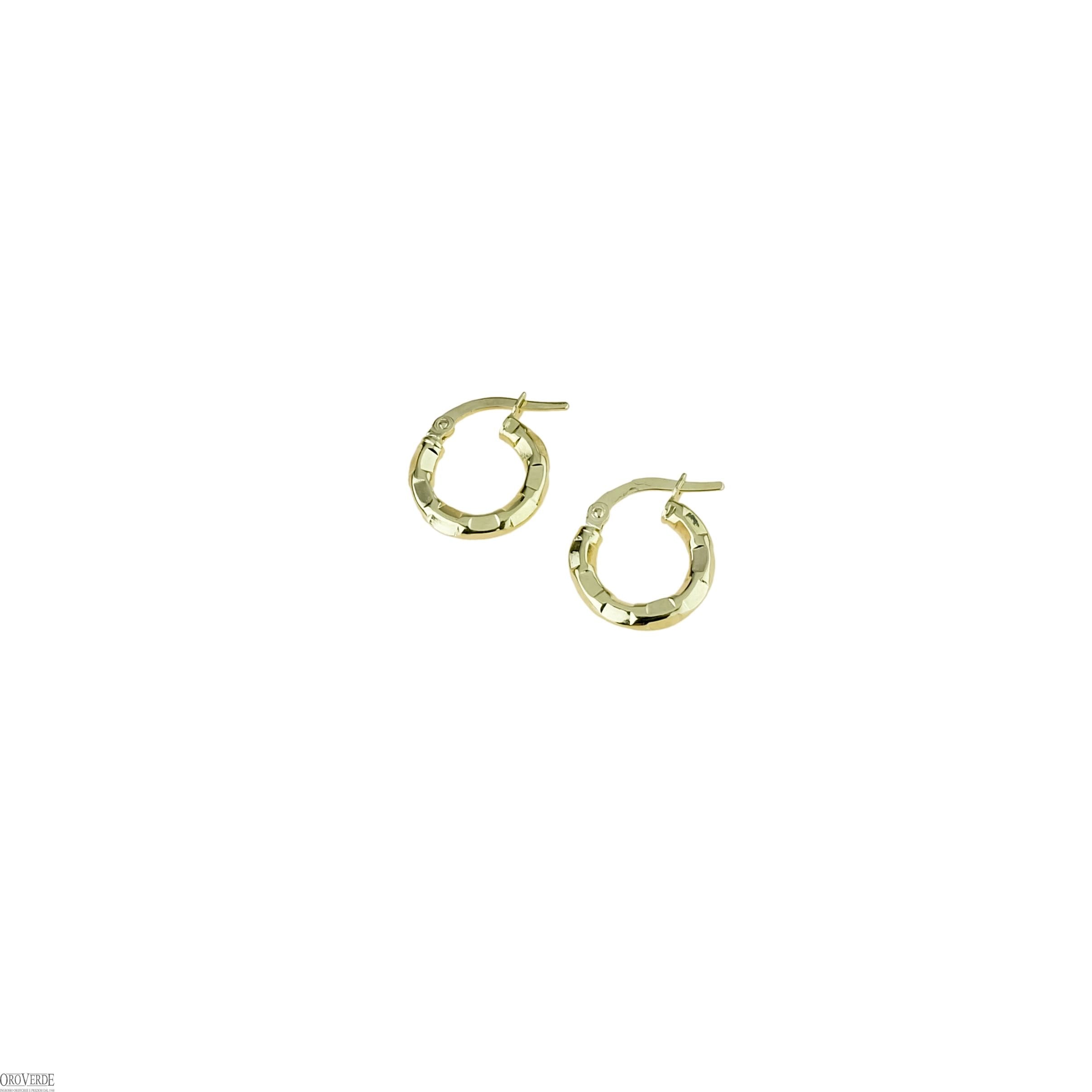 Orecchini oro giallo 18kt