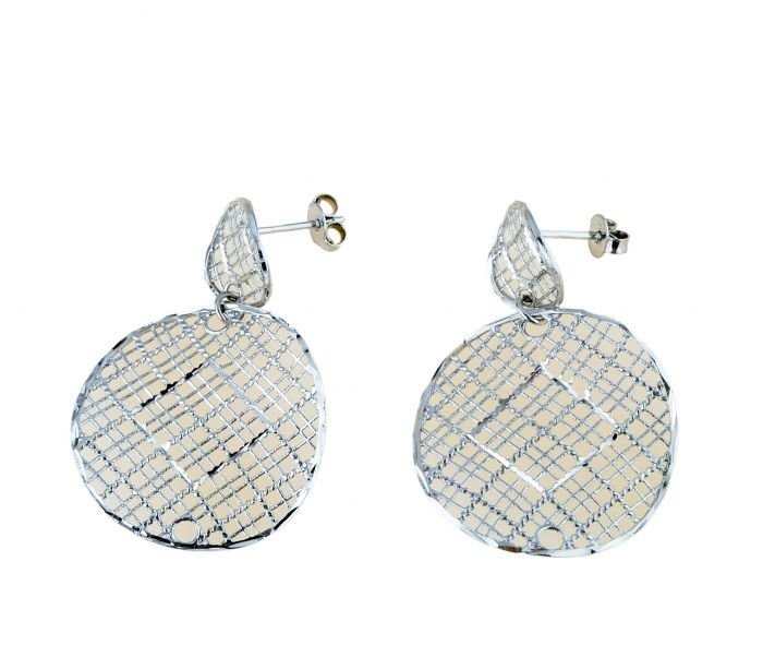 Orecchini Donna oro bianco 18kt