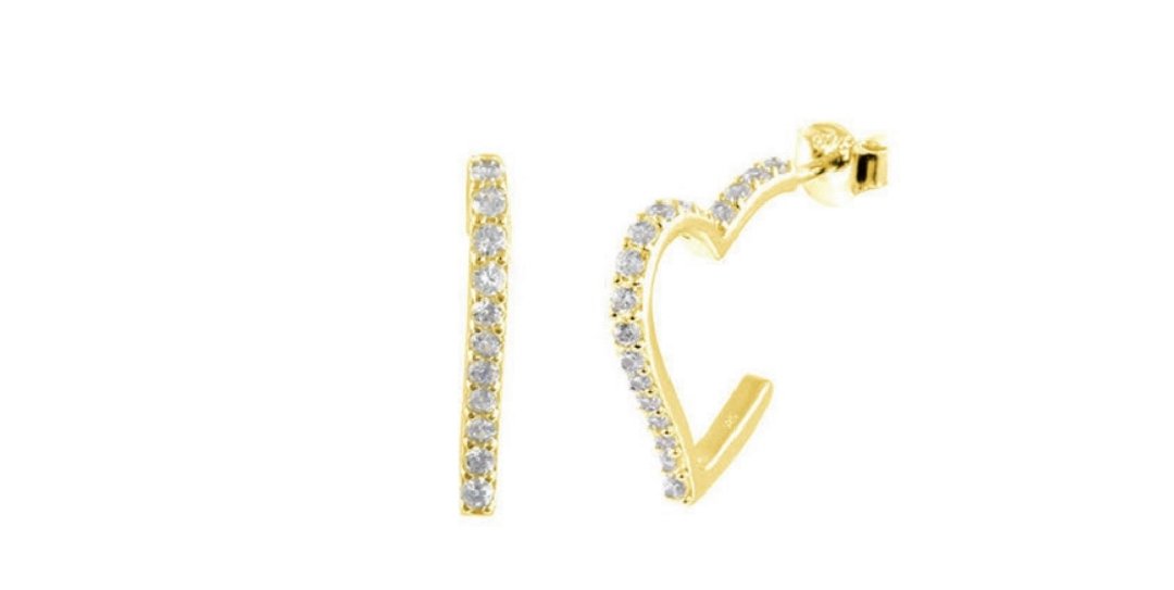 Orecchini argento dorato donna