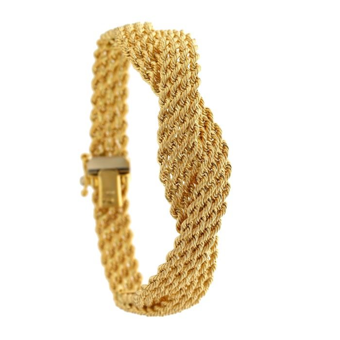 Bracciale Fune oro giallo 18kt