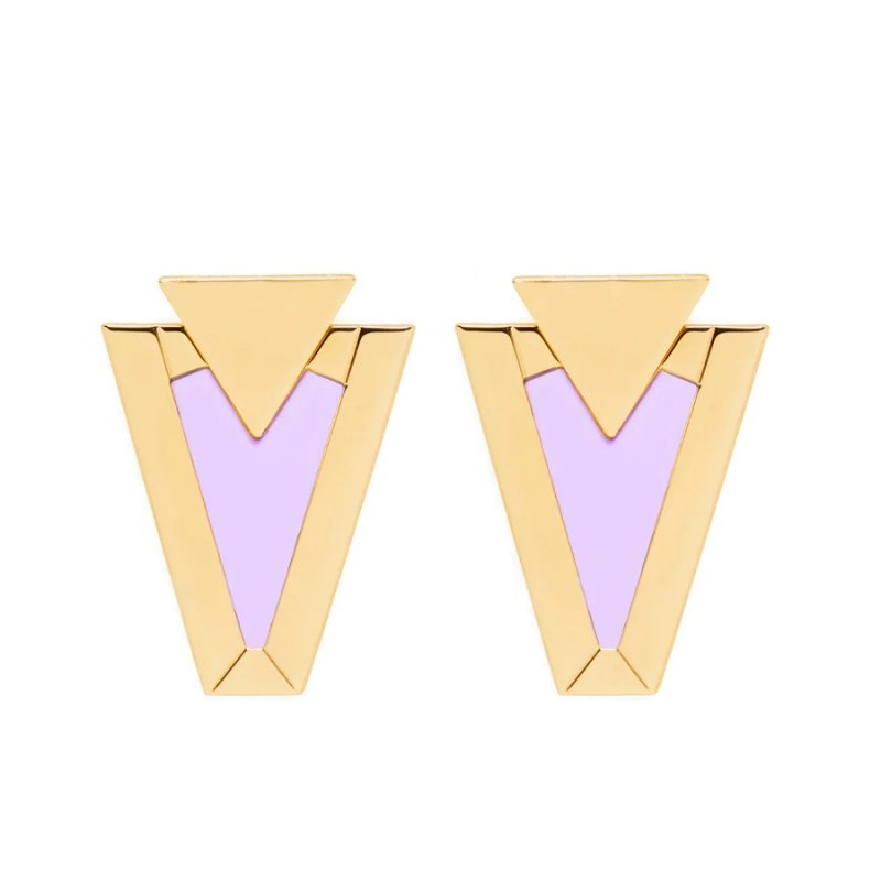 ORECCHINI VALENTINA FERRAGNI STUDIO RHEA LILAC