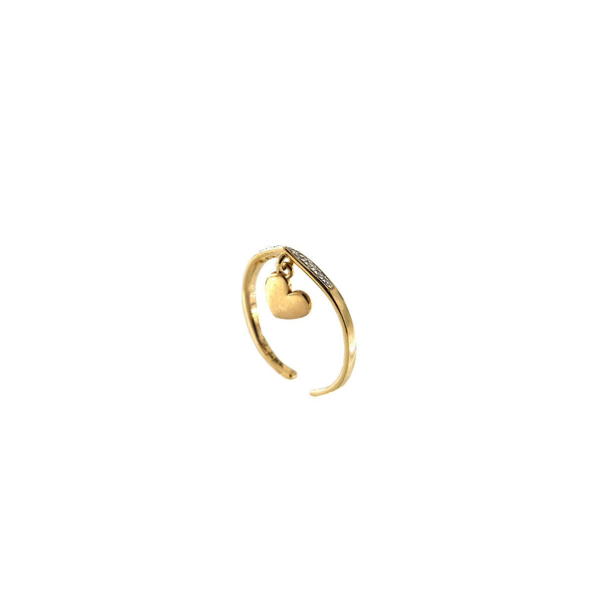 Anello Donna dorato con cuore Rue Des Mille