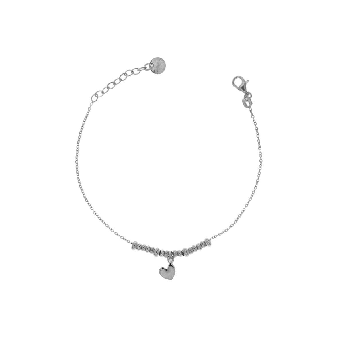 Bracciale argento donna con cuore Rue Des Mille