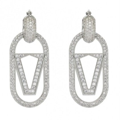 ORECCHINI DONNA CARO IN ARGENTO- VALENTINA FERRAGNI