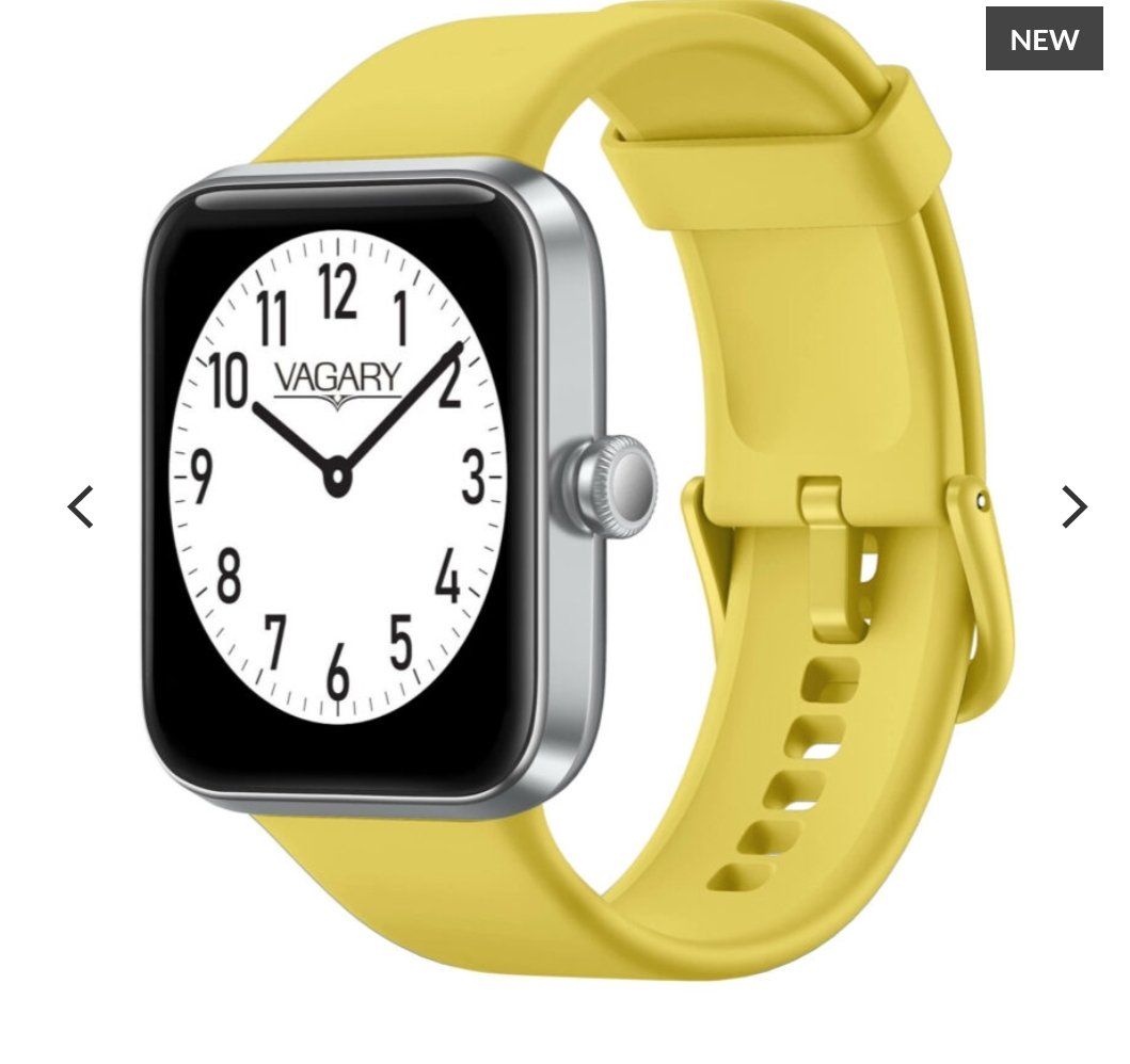 Orologio Smartwatch giallo Vagary