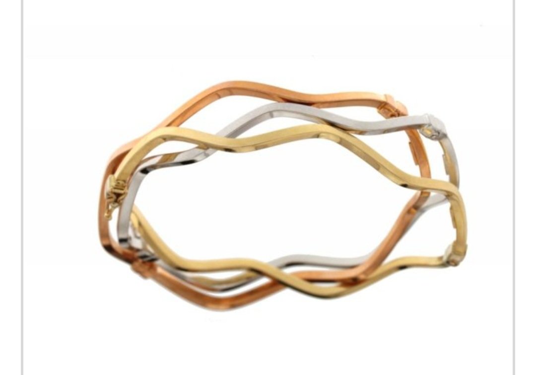 Bracciale donna rigido oro 18kt