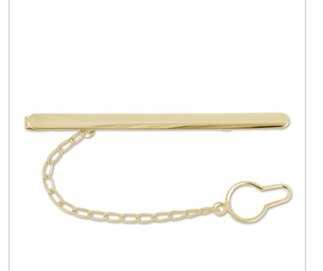 Fermacravatta Uomo oro giallo 18kt