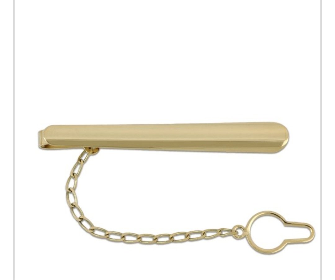 Fermacravatta Uomo oro giallo 18kt