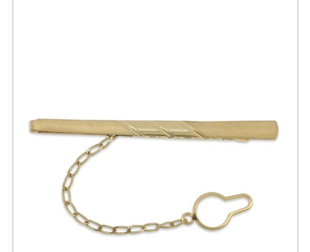 Fermacravatta Uomo oro giallo 18kt