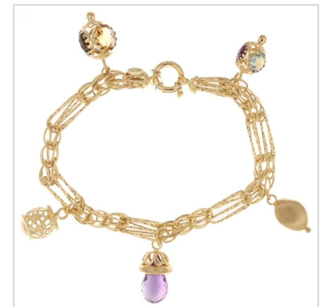 Bracciale donna oro giallo 18kt