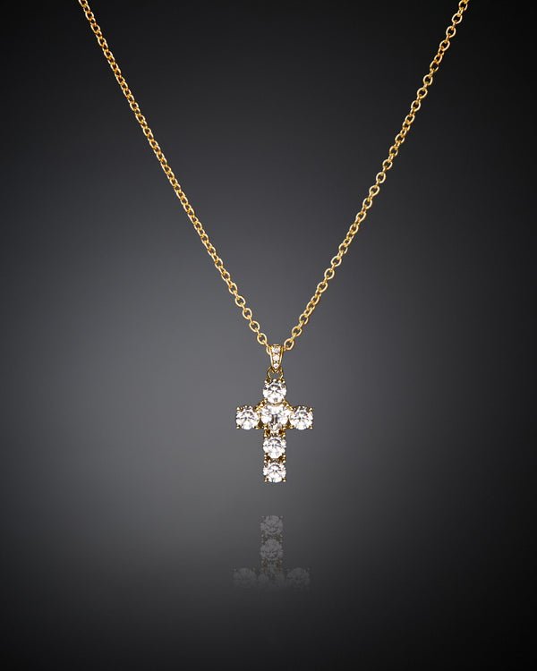 Collana con croce dorata Chiara Ferragni