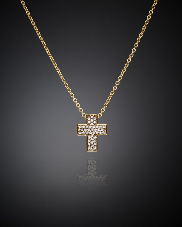 Collana con croce dorata Chiara Ferragni