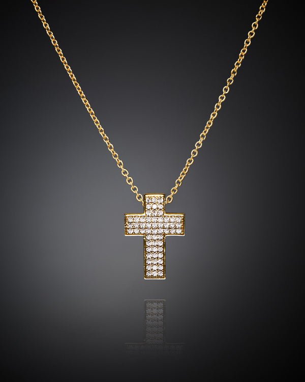 Collana con croce dorata Chiara Ferragni