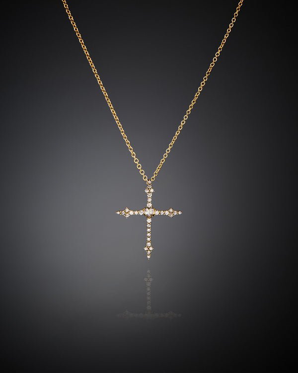 Collana con croce dorata Chiara Ferragni