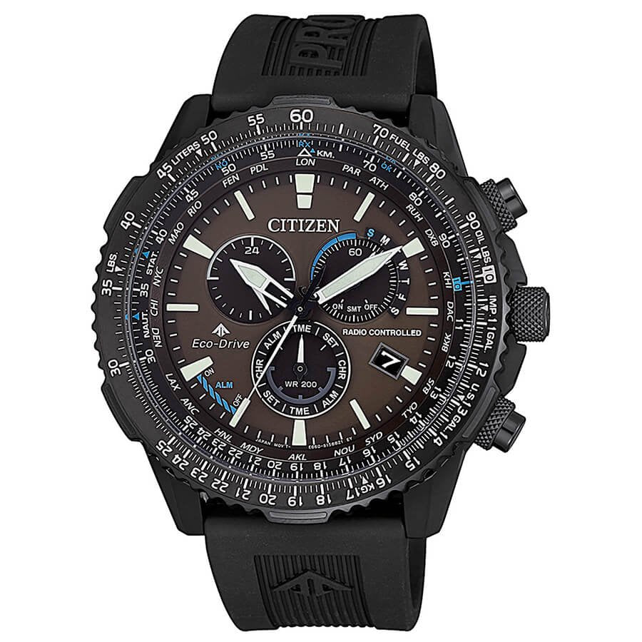 Orologio Crono Pilot Acciaio uomo Citizen