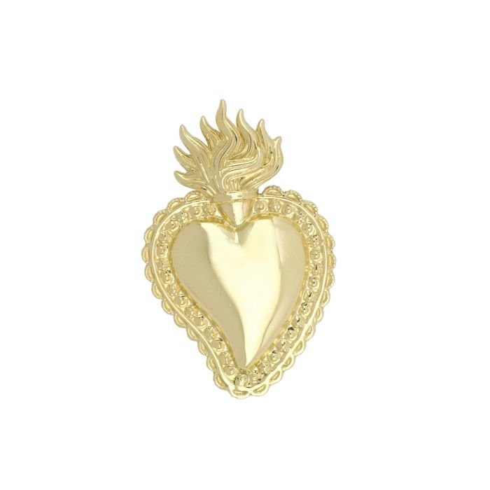 Ciondolo cuore oro giallo 18kt