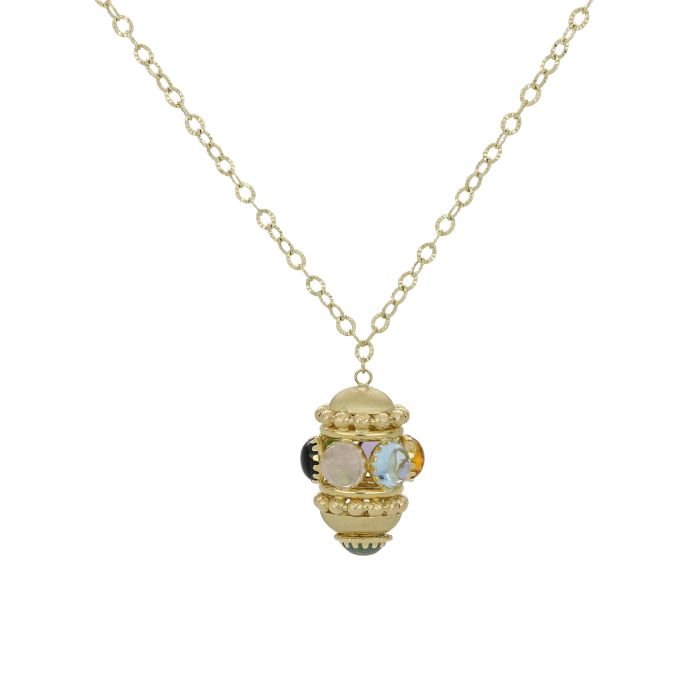 Girocollo con mine oro giallo 18kt