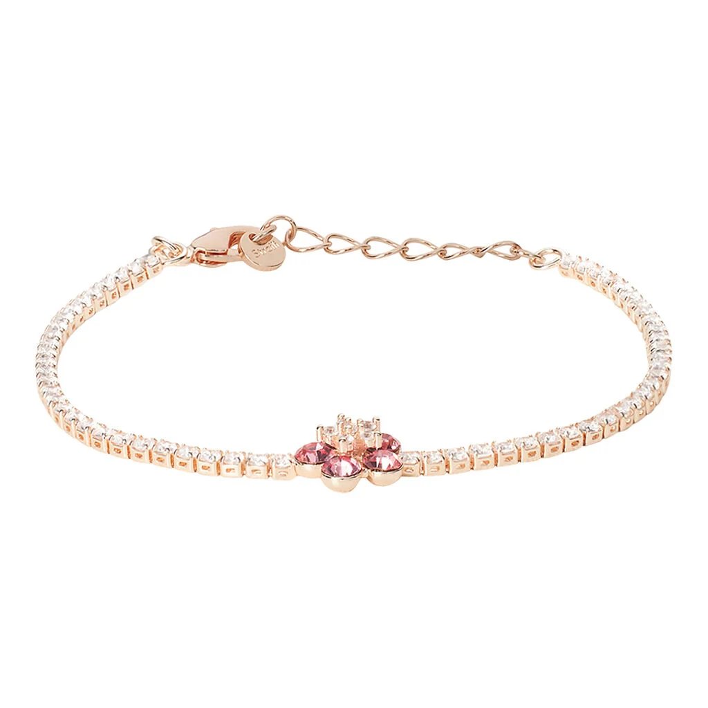 Bracciale Romantic Shine Ottone Rosa Cristallo Stroili
