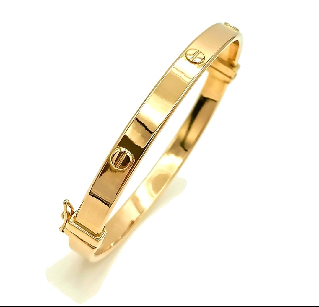 Bracciale modello cartier oro giallo 18kt