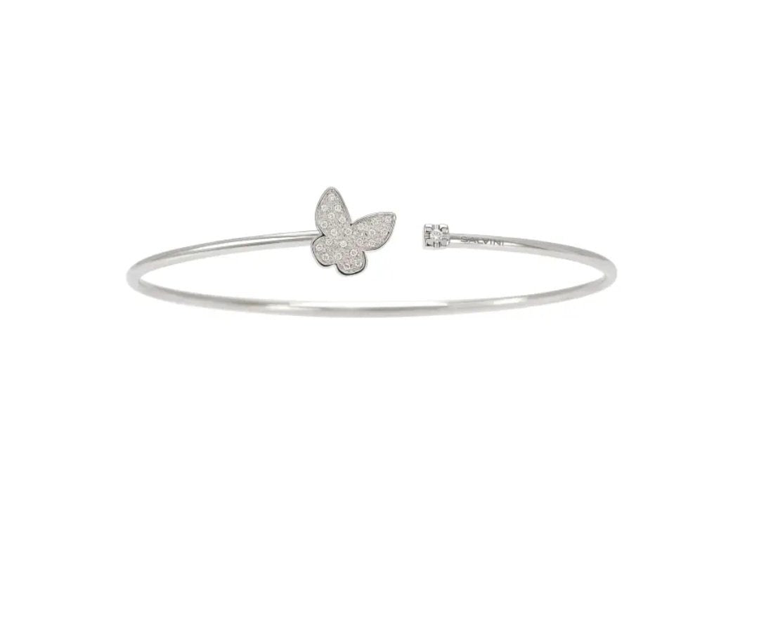 Bracciale in oro bianco con diamanti
Salvini Gioielli 
Collezione Segni
