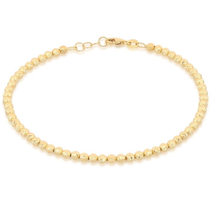 Bracciale con sfere oro giallo 18kt