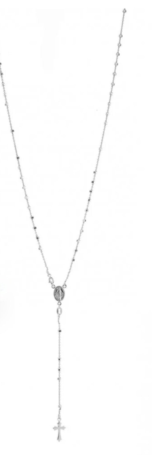 Collana Rosario Argento 925