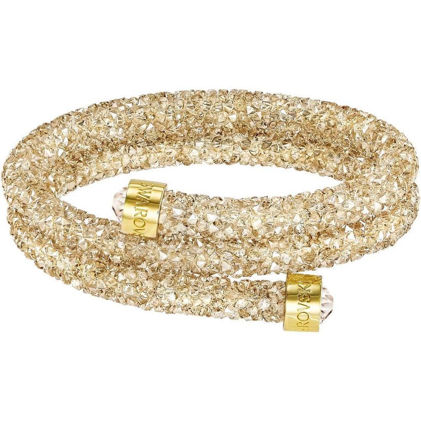 Bracciale Swarovski oro doppio giro