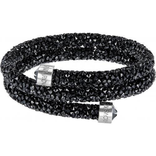 Bracciale Swarovski nero doppio giro