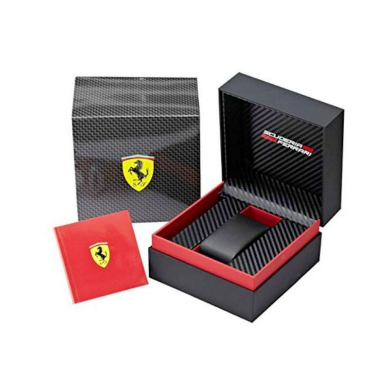 OROLOGIO DA UOMO IN ACCIAIO CON CINTURINO GOMMA (Scuderia Ferrari) - FER0830431