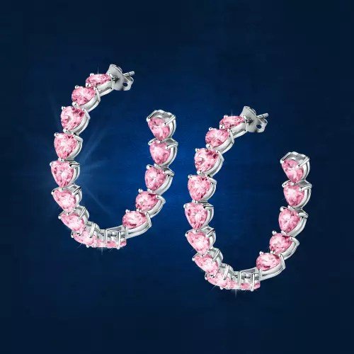 ORECCHINI CHIARA FERRAGNI BRAND DIAMOND HEART cod. J19AUV41
